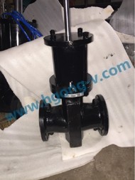 DIN carbon steel flange pinch valve